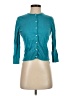 Chaps Teal 3/4 Sleeve Button-Down Shirt Size M (petite) - photo 1
