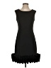 Donna Ricco 100% Polyester Solid Black Cocktail Dress Size 4 - photo 1