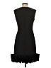 Donna Ricco 100% Polyester Solid Black Cocktail Dress Size 4 - photo 2