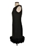 Donna Ricco 100% Polyester Solid Black Cocktail Dress Size 4 - photo 5