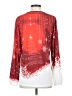 NORACORA Stars Red Long Sleeve Blouse Size S - photo 2