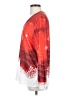 NORACORA Stars Red Long Sleeve Blouse Size S - photo 5