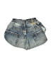 Assorted Brands 100% Polyester Blue Denim Shorts Size S - photo 1