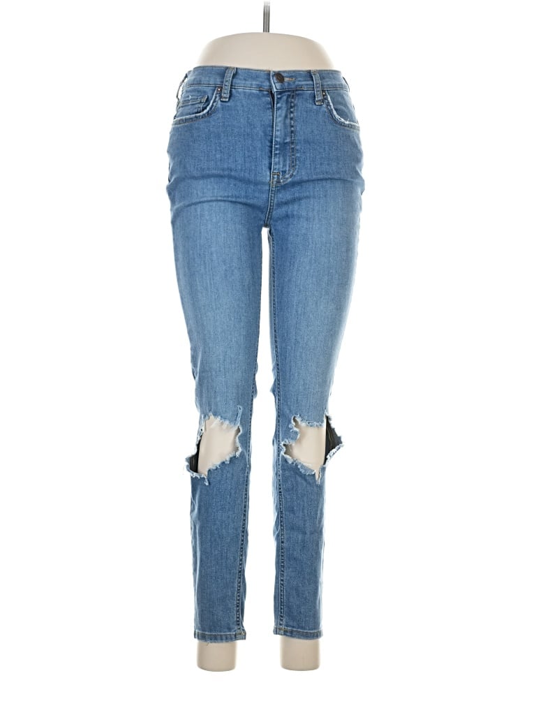 Pre-owned Free People Jeans In Blue
