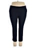 Van Heusen Solid Blue Active Pants Size 18 - photo 1