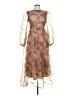 Shein 100% Polyester Brown Cocktail Dress Size 6 - photo 1