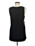 August Silk 100% Polyester Chevron-herringbone Silver Sleeveless Blouse Size M - photo 2