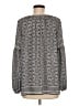 Max Studio 100% Polyester Gray Long Sleeve Blouse Size M - photo 2