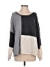 Hyfve Color Block Gray Pullover Sweater Size S - photo 1