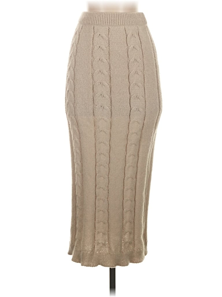 Pre-owned Fashion Casual Skirt In Tan