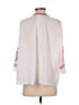Chico's 100% Cotton White 3/4 Sleeve Blouse Size Sm (0) - photo 2