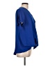 Unbranded Blue Short Sleeve Blouse Size L - photo 4