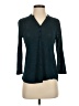 Cable & Gauge Teal Long Sleeve Henley Size S - photo 1