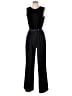 Eliza J Solid Black Jumpsuit Size 6 - photo 1
