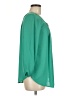 Assorted Brands 100% Polyester Teal Long Sleeve Blouse Size M - photo 4