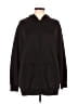 Shein 100% Polyester Black Zip Up Hoodie Size 6 - photo 1