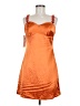 Unbranded 100% Polyester Orange Cocktail Dress One size (estimated) - photo 1