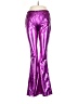 Unbranded 100% Polyester Metallic Purple Casual Pants Size S - photo 1