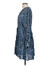 MNG 100% Viscose Polka Dots Blue Casual Dress Size 8 - photo 5