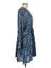 MNG 100% Viscose Polka Dots Blue Casual Dress Size 8 - photo 4
