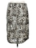DressBarn Animal Print Silver Casual Skirt Size M - photo 1
