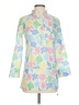 Lilly Pulitzer 100% Cotton Print Blue Kimono Size 0 - photo 1