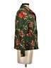 Koret 100% Cotton Floral Green Blazer Size S - photo 4