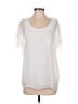 Design History White Short Sleeve Blouse Size S - photo 1