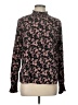 Hayden Floral Black Long Sleeve Blouse Size L - photo 1