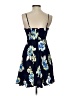 Old Navy 100% Rayon Floral Blue Cocktail Dress Size S - photo 2