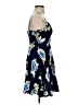 Old Navy 100% Rayon Floral Blue Cocktail Dress Size S - photo 4