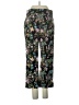 Roz & Ali Floral Black Casual Pants Size 4 - photo 2
