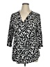 Lane Bryant Silver 3/4 Sleeve T-Shirt Size 14 - 16 Plus - photo 1