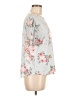 Flora Nikrooz Floral Gray Short Sleeve Blouse Size M - photo 4