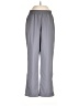 DSG 100% Polyester Solid Gray Casual Pants Size L - photo 1