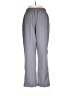 DSG 100% Polyester Solid Gray Casual Pants Size L - photo 2