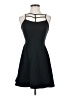 Express Solid Black Cocktail Dress Size XS - photo 1