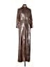 Assorted Brands Metallic Silver Gold Cocktail Dress Size EU 42 / US 12 - photo 1