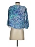 Lilly Pulitzer 100% Rayon Blue 3/4 Sleeve Blouse Size XXS - photo 2
