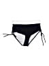 Blooming Jelly Color Block Black Swimsuit Bottoms Size L - photo 1