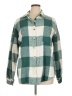Fantaslook 100% Polyester Plaid Green Long Sleeve Blouse Size XL - photo 1