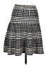 Max Studio Houndstooth Black Casual Skirt Size S - photo 2