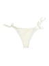 Unbranded Solid Ivory White Swimsuit Bottoms Size S - photo 1