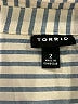 Torrid Stripes Ivory Long Sleeve Button-Down Shirt Size 2X Plus (2) - photo 7