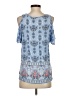 St. John's Bay 100% Viscose Blue Sleeveless Blouse Size S - photo 2