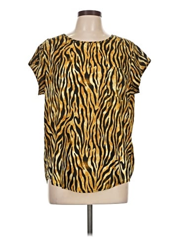 Larry Levine Short Sleeve Blouse (view 1)
