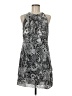 ICE 100% Polyester Paisley Gray Casual Dress Size 8 - photo 1