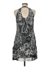 ICE 100% Polyester Paisley Gray Casual Dress Size 8 - photo 2