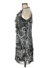 ICE 100% Polyester Paisley Gray Casual Dress Size 8 - photo 5