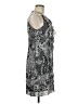 ICE 100% Polyester Paisley Gray Casual Dress Size 8 - photo 4